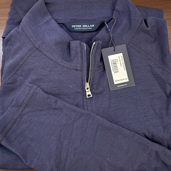 Peter Millar Other - Peter Millar Merino wool Blue zip up sweater,pullover